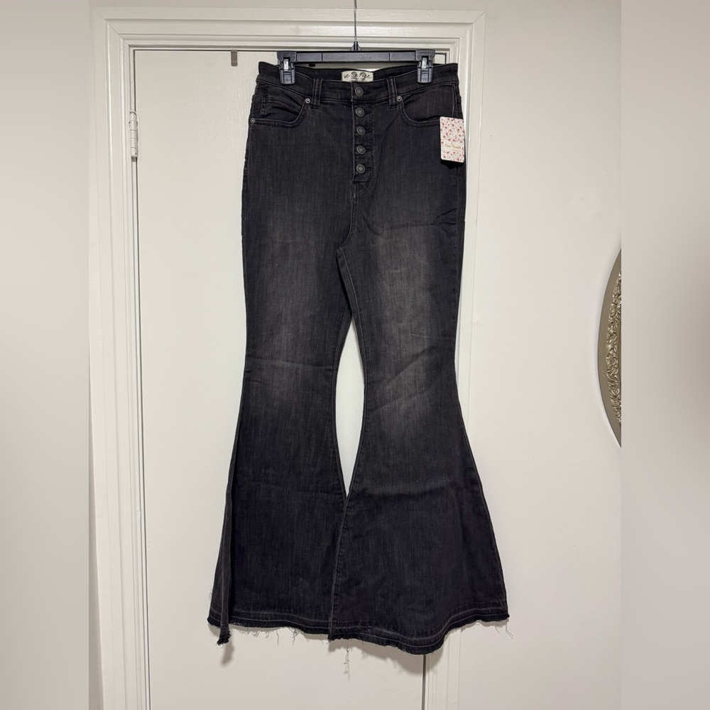 We The Free Charcoal Flare Jeans
